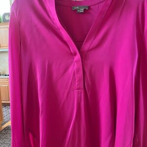 Long sleeve Vince silk blouse